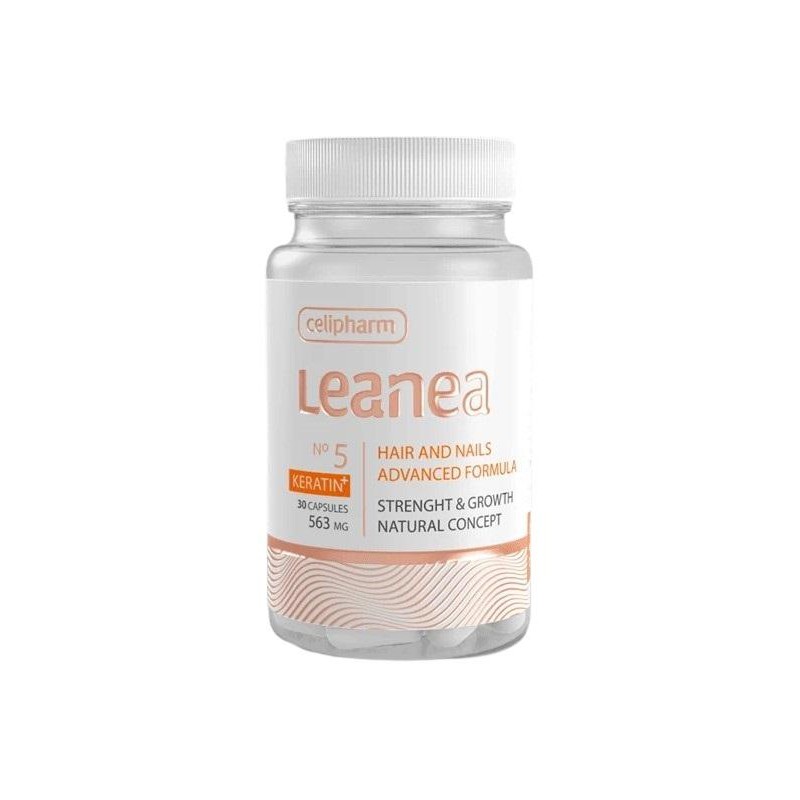 Celipharm LEANEA NO 5 KERATIN + Aktív formula a haj és a köröm erősítésére