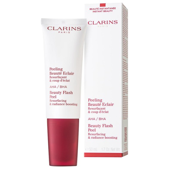 Clarins Beauty Flash Peel Azonnali simító és tápláló arcpiling