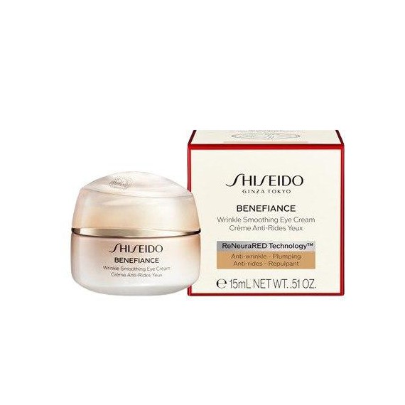 Shiseido Benefiance Wrinkle Smoothing Eye Cream tápláló és simító ránctalanító szemkrém