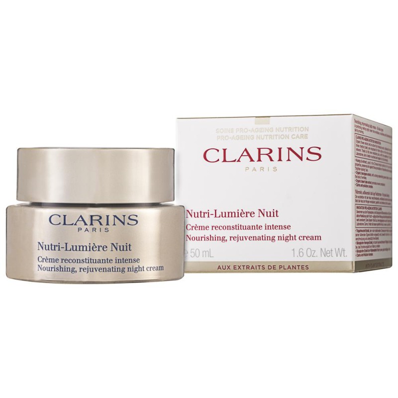 Clarins Nutri Lumiere Nuit Éjszakai helyreállító fiatalító ránctalanító krém érett bőrre