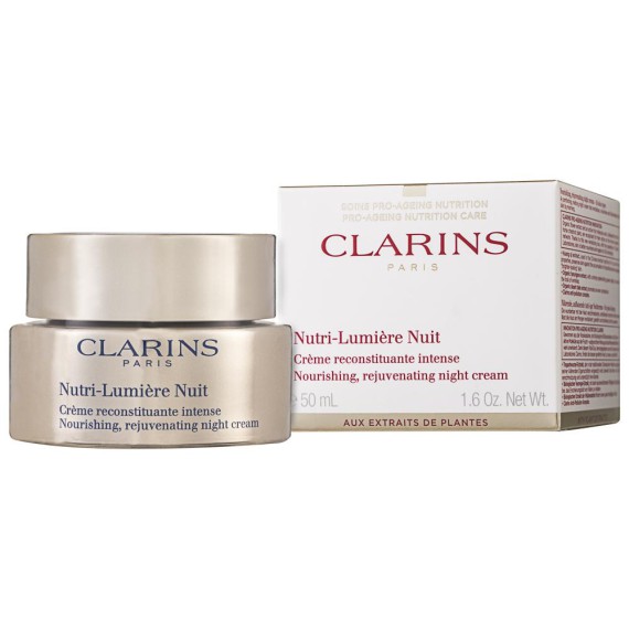 Clarins Nutri Lumiere Nuit Éjszakai helyreállító fiatalító ránctalanító krém érett bőrre