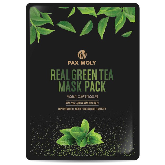 PaxMoly Real Green Tea Mask Pack Mască de față cu ceai verde