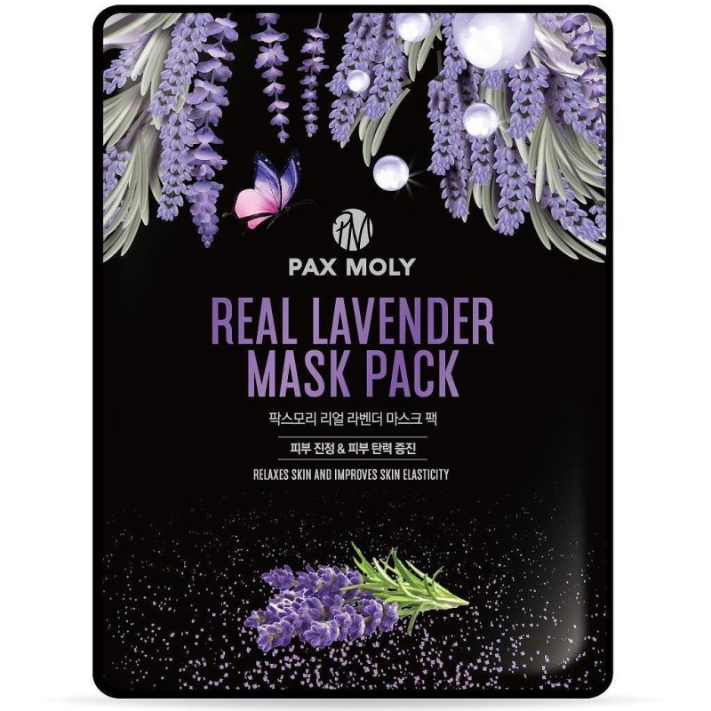 PaxMoly Real Lavender Mask Pack Arcmaszk levendulával
