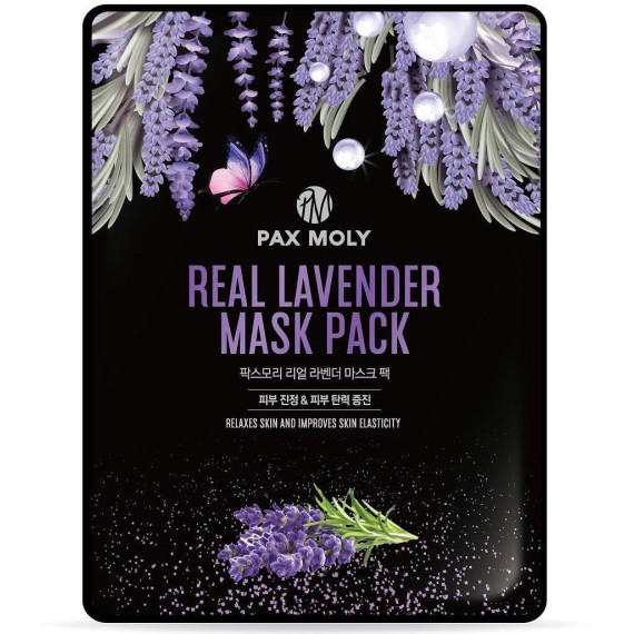 PaxMoly Real Lavender Mask Pack Arcmaszk levendulával