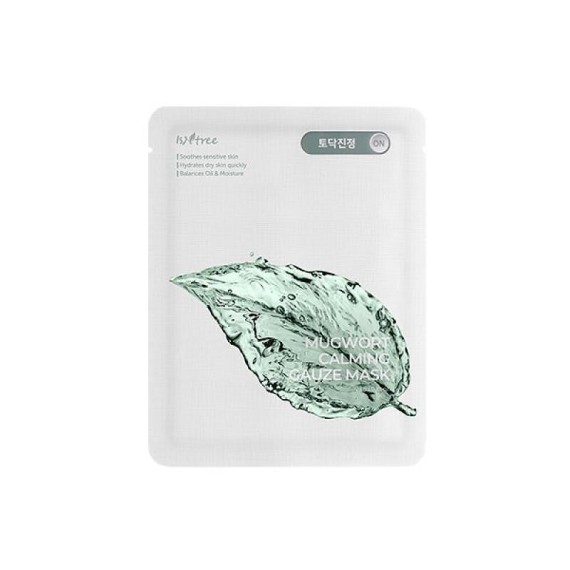 Isntree Mugwort Calming Gauze Mask Nyugtató arcmaszk vad üröm kivonattal