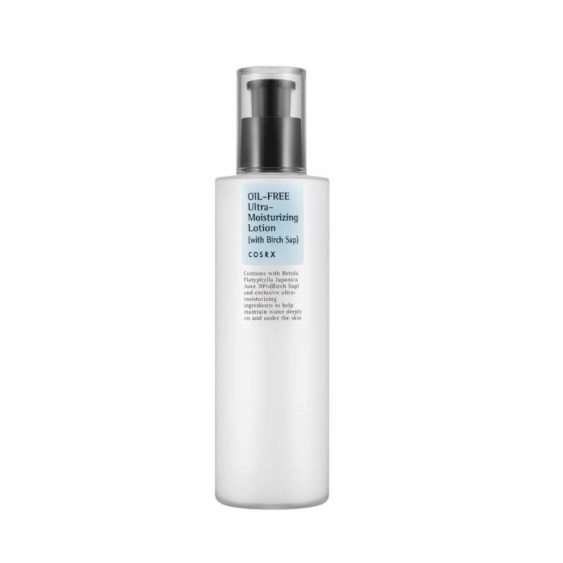 Cosrx Olajmentes Ultra Hidratáló Lotion Arcpakolás nyírfalevéllel