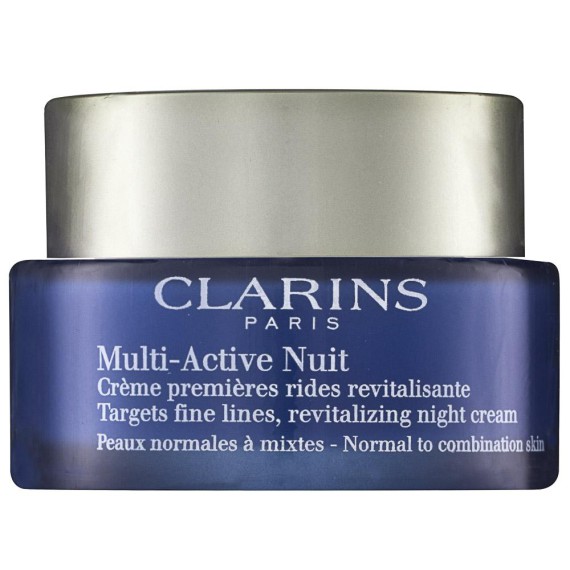 Clarins Multi-Active Nuit Éjszakai krém revitalizáló és korrigáló hatással normál és kombinált bőrre, csomagolás nélkül