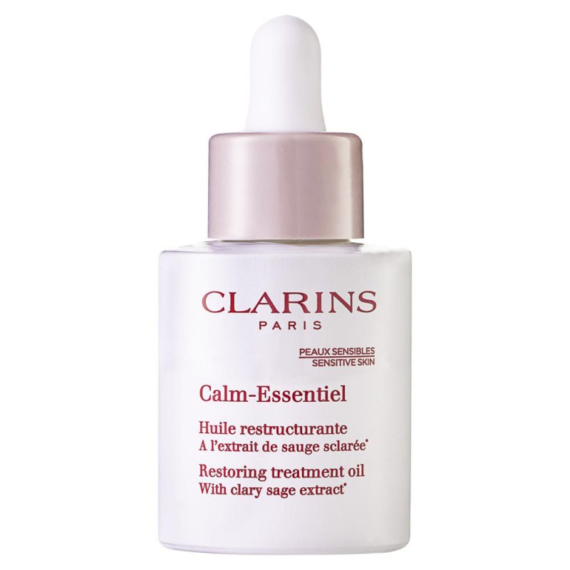 Clarins Calm Essentiel Restoring Treatment Oil Nyugtató hatású tápláló arcolaj csomagolás nélkül