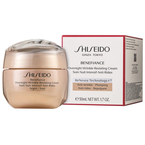 Shiseido Benefiance Overnight Wrinkle Resisting Cream Ránctalanító éjszakai krém