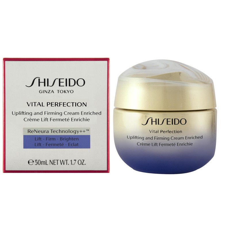 Shiseido Vital Perfection Uplifting and Firming Cream Enriched Gazdag nappali arckrém lifting hatással