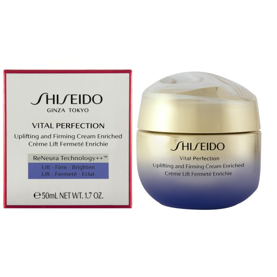 Shiseido Vital Perfection Uplifting and Firming Cream Enriched Gazdag nappali arckrém lifting hatással