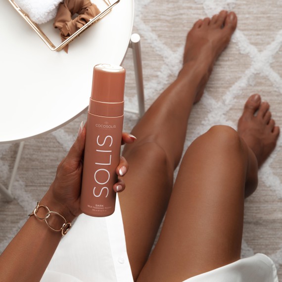 Cocosolis Solis Dark Self-Tanning Foam Természetes önbarnító hab