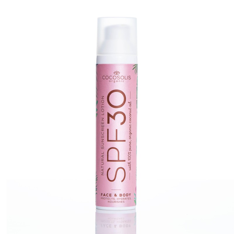 Cocosolis SPF30 Natural Sunscreen Lotion Természetes fényvédő krém