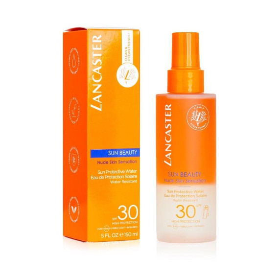 Lancaster Sun Beauty Nude Skin Sensation Napvédő víz SPF30 Csomagolás nélküli napvédő víz