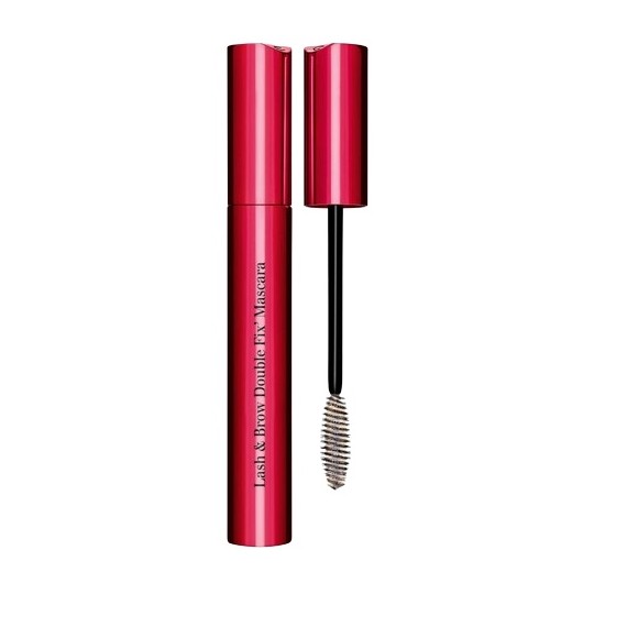 Clarins Szempilla és Szemöldök Dupla Fixáló Szempillaspirál Átlátszó szempillaspirál és szemöldök, csomagolás nélkül