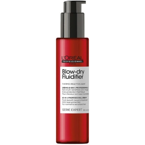 Loreal Serie Expert Blow Dry Fluidifier 10 In 1 Hővédő hajkrém
