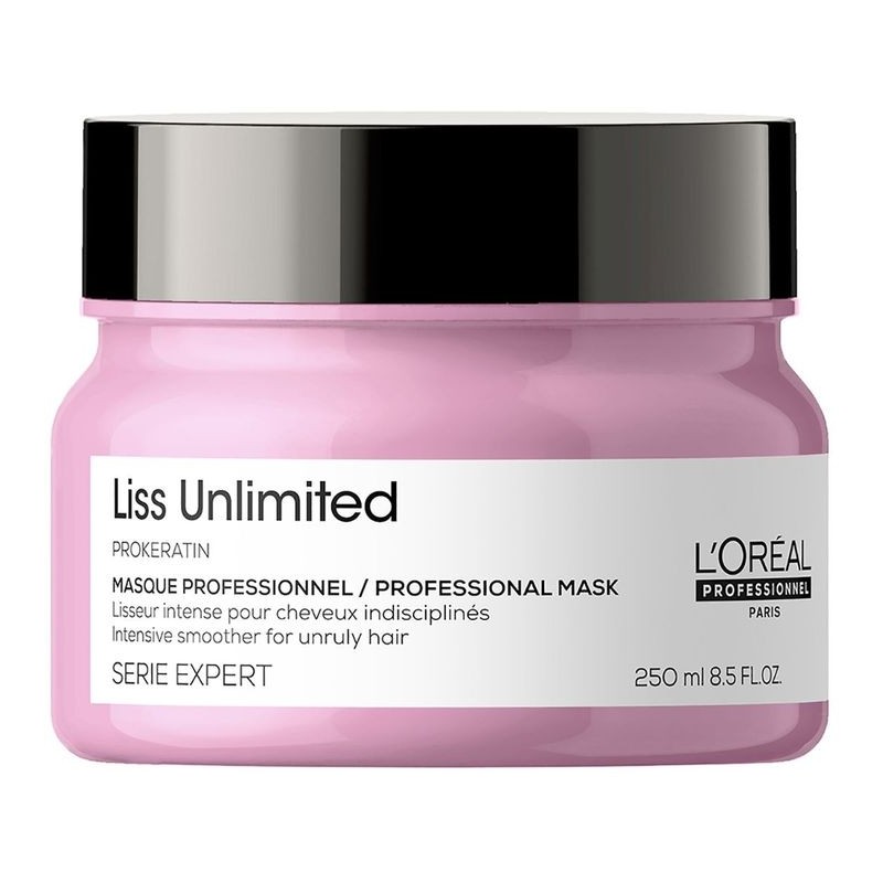 Loreal Serie Expert Liss Unlimited Prokeratin Maszk Hajsimító maszk