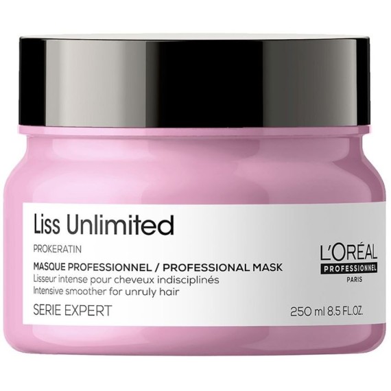 Loreal Serie Expert Liss Unlimited Prokeratin Maszk Hajsimító maszk