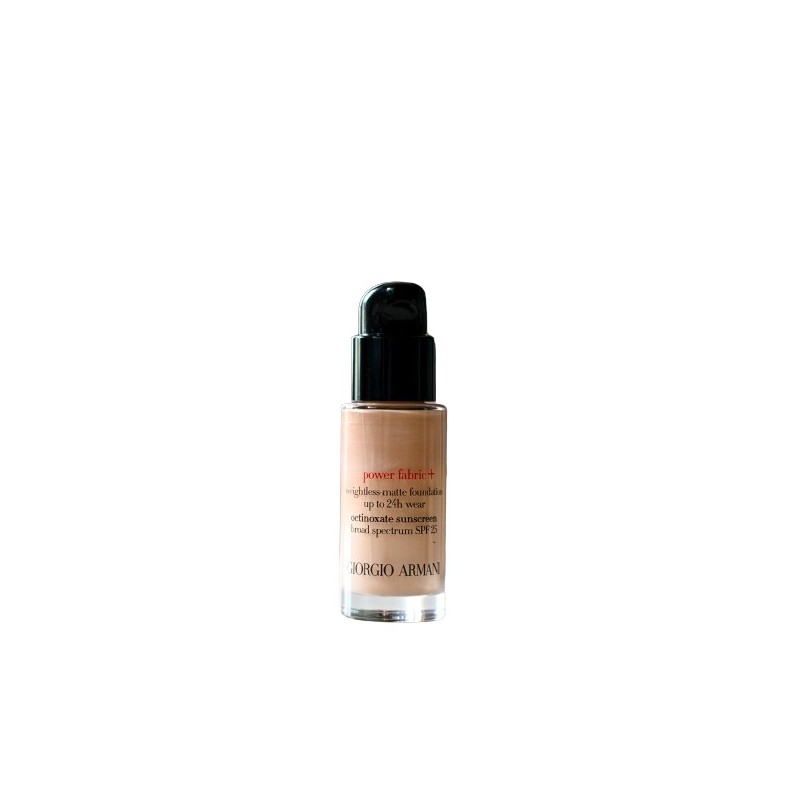 Giorgio Armani Power Fabric+ Súlytalan Matt Alapozó SPF25 Csomagolás nélküli Alapozó