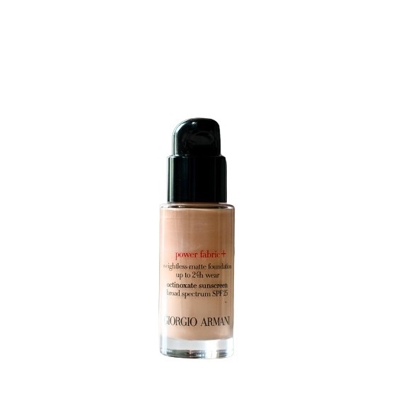 Giorgio Armani Power Fabric+ Súlytalan Matt Alapozó SPF25 Csomagolás nélküli Alapozó