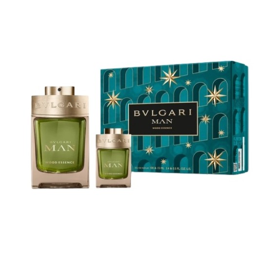 Bvlgari Man Wood Essence Ajándékkészlet férfiaknak