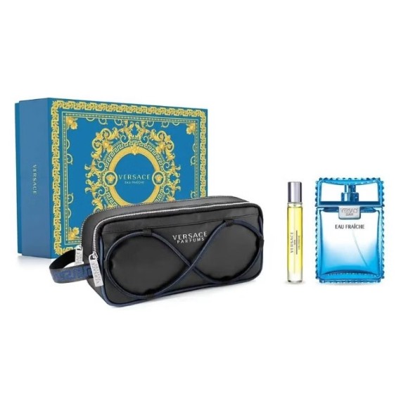Versace Man Eau Fraiche ajándékkészlet férfiaknak