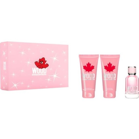 Dsquared Wood For Her Ajándékkészlet nőknek