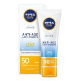 NIVEA Sun Napvédő arckrém pigmentáció ellen SPF 50+