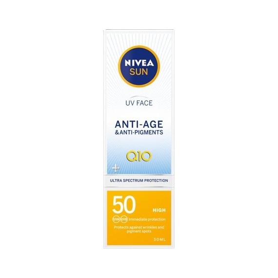 NIVEA Sun Napvédő arckrém pigmentáció ellen SPF 50+