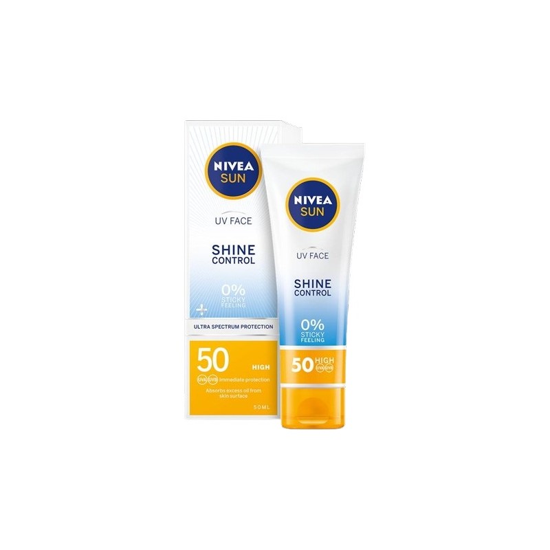 NIVEA Sun Napvédő UV arckrém zsírosodás kontrollal SPF 30