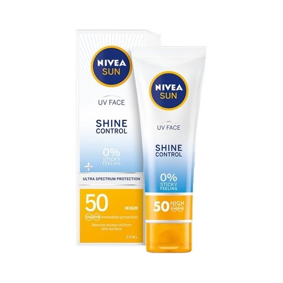 NIVEA Sun Napvédő UV arckrém zsírosodás kontrollal SPF 30