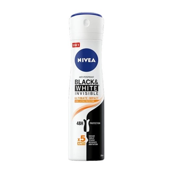 NIVEA Deo Spray női Invisible on Black & White Ultimate Impact