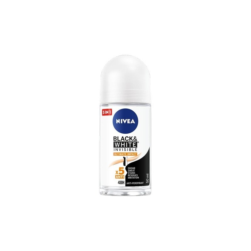 NIVEA Deo Roll-on női Invisible on Black & White Ultimate Impact