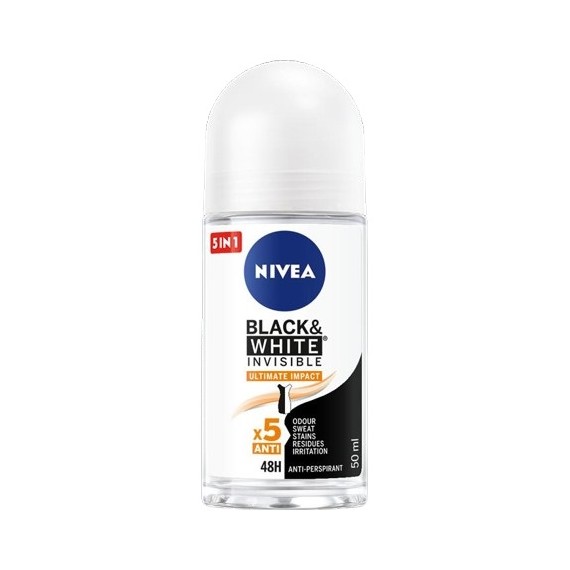 NIVEA Deo Roll-on női Invisible on Black & White Ultimate Impact