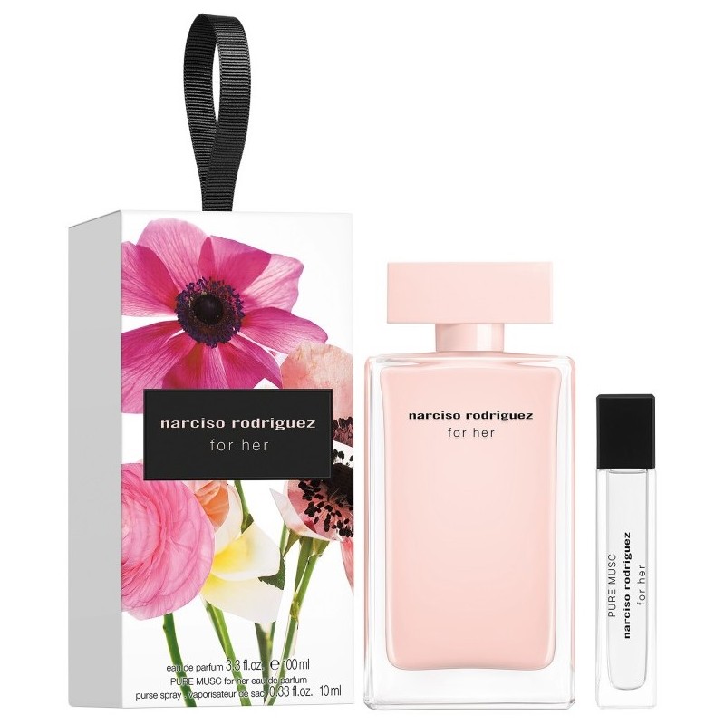 Narciso Rodriguez for Her ajándék mini változattal Narciso Rodriguez Pure Musc for Her