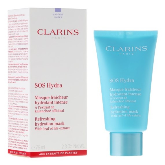 Clarins SOS Hydra Frissítő Hidratáló Maszk Hidratáló arcmask