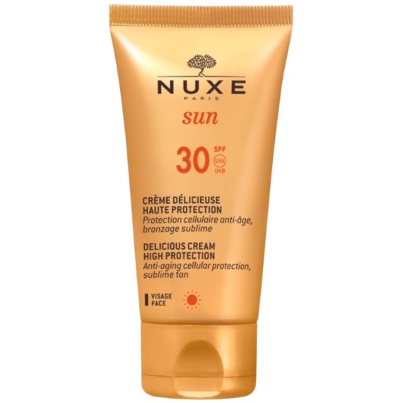 Nuxe Sun Delicious Cream High Protection SPF30 Arcápoló napvédő krém