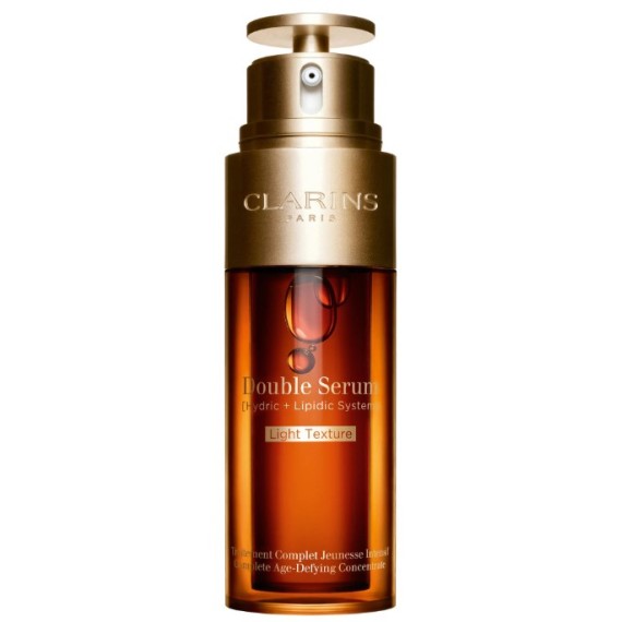 Clarins Double Serum Light Texture Kétfázisú öregedésgátló szérum Tester