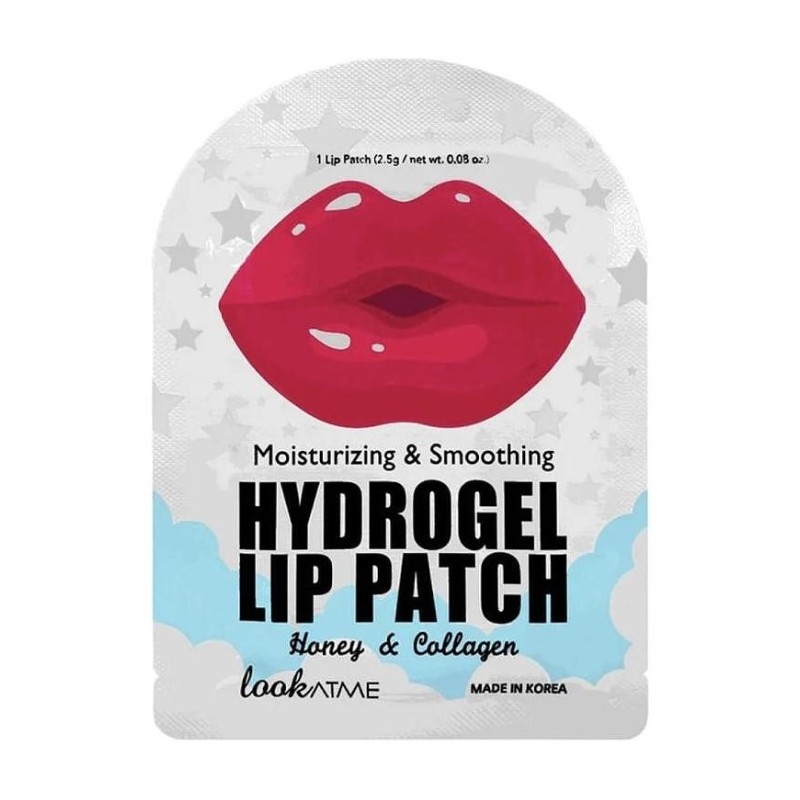 LOOKATME Hydrogel Ajakpárnák kollagénnel és mézzel, 3 db.
