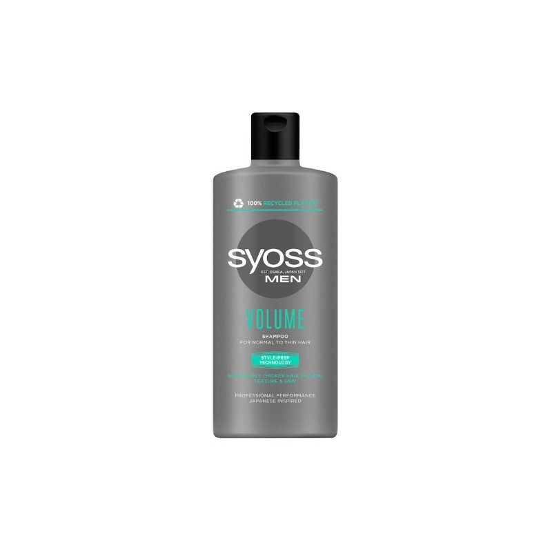 Syoss Men Volume sampon férfiaknak normál és vékonyszálú hajra