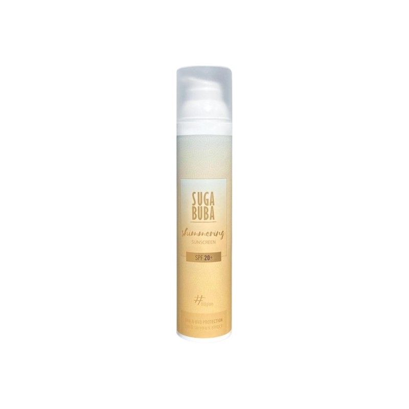 Suga Buba Csillogó Naptej SPF 20+ Csillogó hatású napvédő lotion