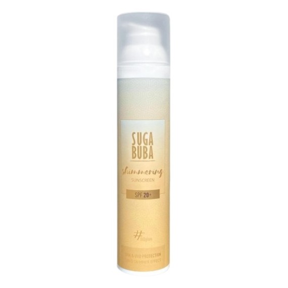 Suga Buba Csillogó Naptej SPF 20+ Csillogó hatású napvédő lotion