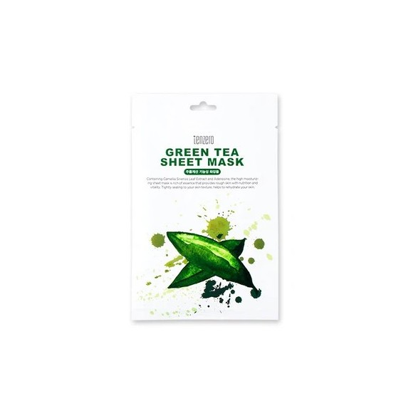 Tenzero Zöld Tea Arcpakolás Zöld tea kivonattal
