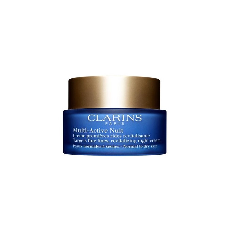 Clarins Multi-Active Nuit Éjszakai regeneráló krém a finom száraz vonalakra normál és száraz bőrre