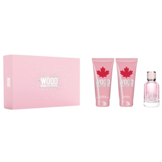 Dsquared Wood For Her Ajándékkészlet nőknek