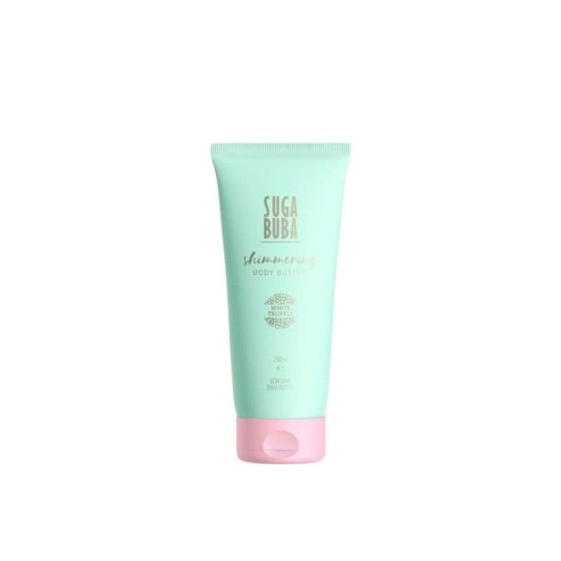 Suga Buba Tube Shimmering Body Butter Ulei de corp strălucitor cu trufe albe