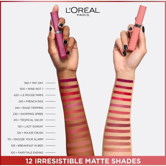 L’Oréal Infallible Matte Hosszantartó matt ajakrúzs