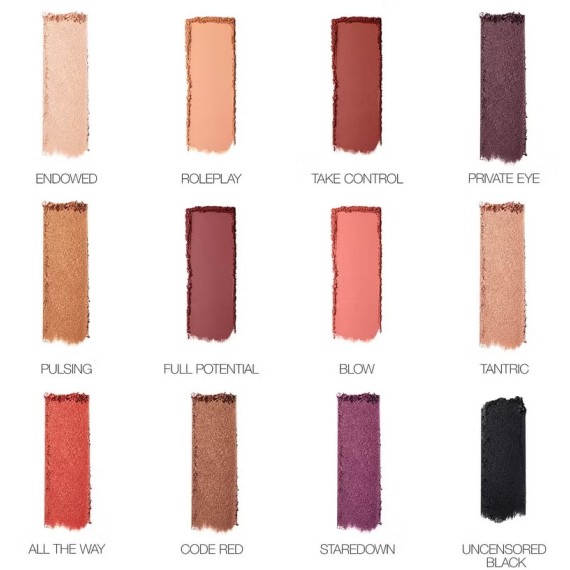 Nars Extreme Effect Palette Szemhéjpúder paletta csomagolás nélkül