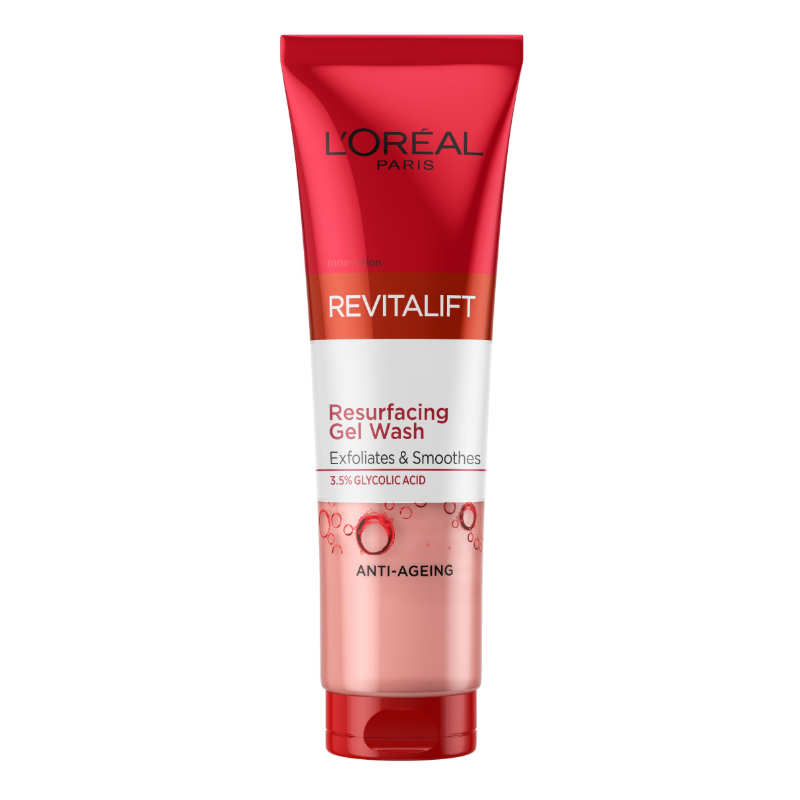 L'Oreal Paris Revitalift Gel Wash Glycolic Arctisztító peeling gél