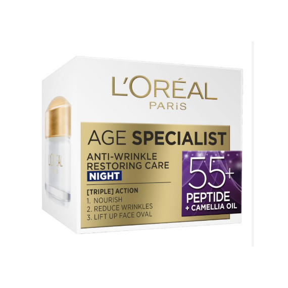 L'oreal Paris Age Specialist 55+ Éjszakai arckrém